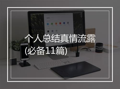 个人总结真情流露(必备11篇)