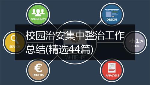 校园治安集中整治工作总结(精选44篇)