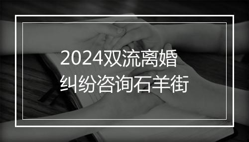 2024双流离婚纠纷咨询石羊街