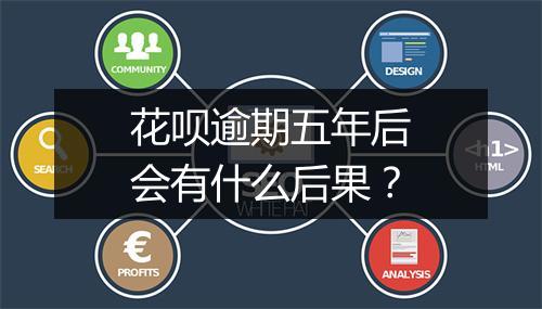 花呗逾期五年后会有什么后果？