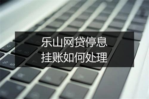 乐山网贷停息挂账如何处理