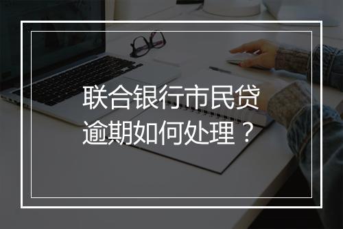联合银行市民贷逾期如何处理？
