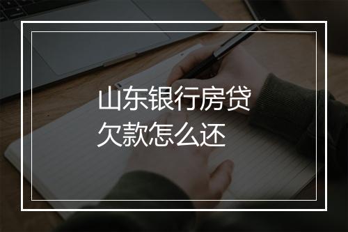 山东银行房贷欠款怎么还