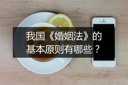 我国《婚姻法》的基本原则有哪些？