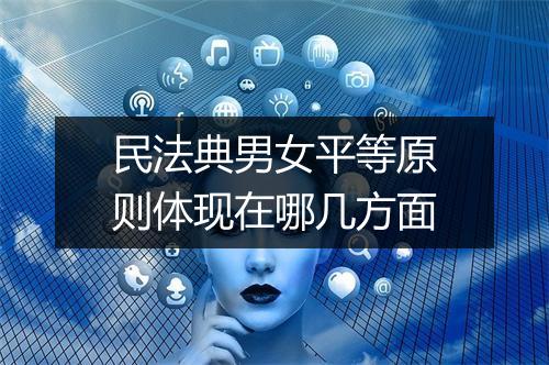 民法典男女平等原则体现在哪几方面