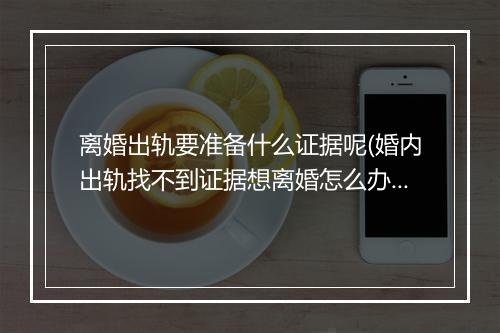离婚出轨要准备什么证据呢(婚内出轨找不到证据想离婚怎么办)