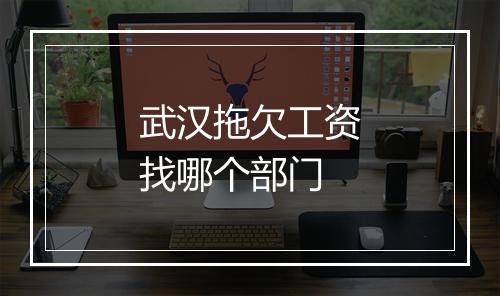 武汉拖欠工资找哪个部门
