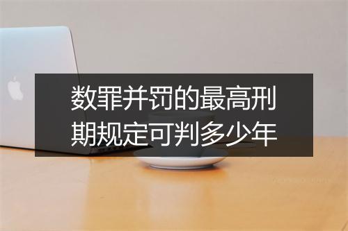 数罪并罚的最高刑期规定可判多少年