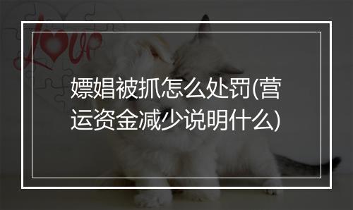 嫖娼被抓怎么处罚(营运资金减少说明什么)