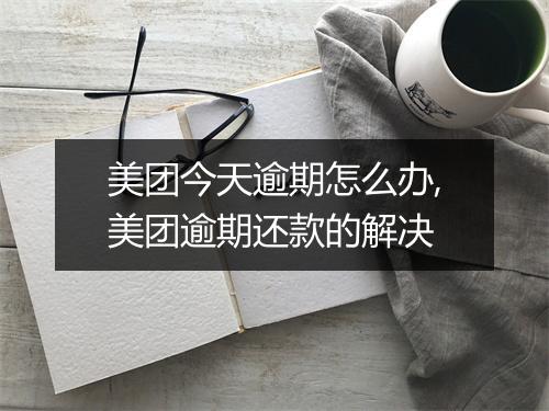 美团今天逾期怎么办,美团逾期还款的解决