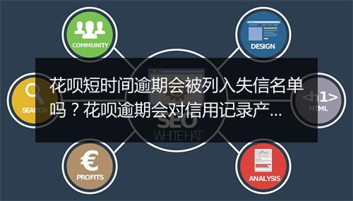 花呗短时间逾期会被列入失信名单吗？花呗逾期会对信用记录产生什么影响？