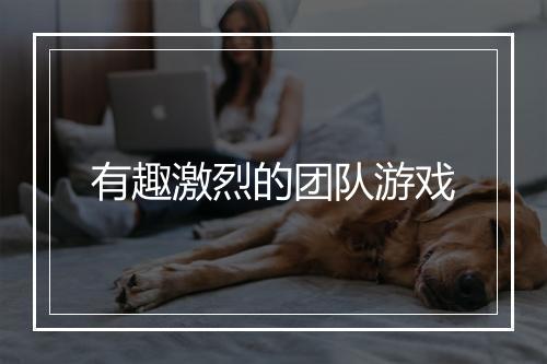 有趣激烈的团队游戏