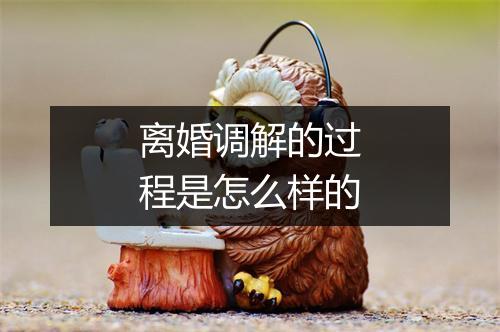 离婚调解的过程是怎么样的