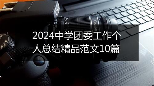 2024中学团委工作个人总结精品范文10篇