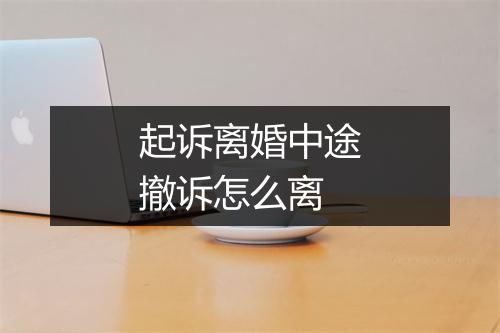 起诉离婚中途撤诉怎么离