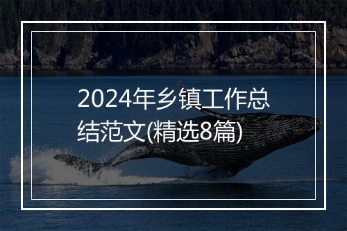 2024年乡镇工作总结范文(精选8篇)