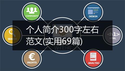 个人简介300字左右范文(实用69篇)