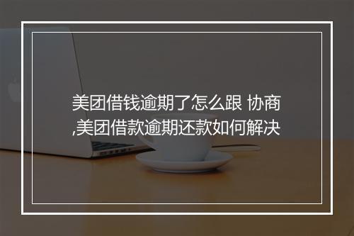 美团借钱逾期了怎么跟 协商,美团借款逾期还款如何解决