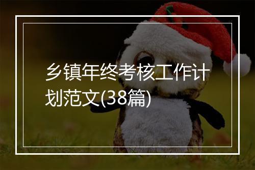 乡镇年终考核工作计划范文(38篇)