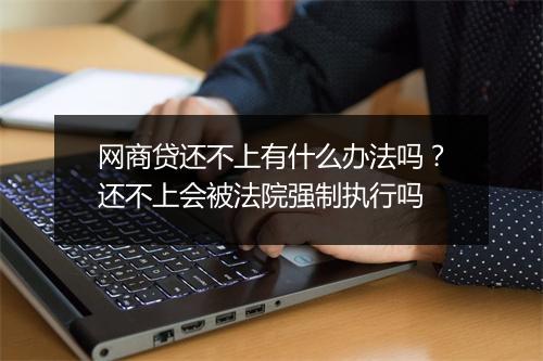 网商贷还不上有什么办法吗？还不上会被法院强制执行吗