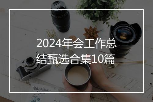 2024年会工作总结甄选合集10篇