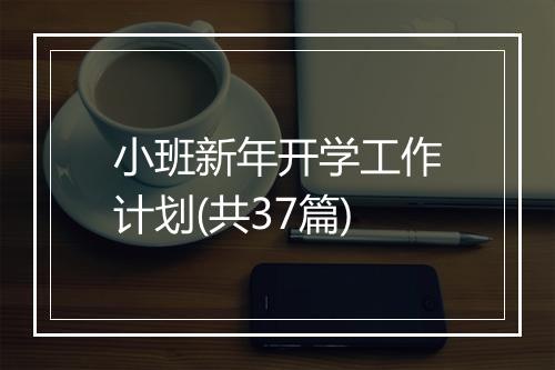小班新年开学工作计划(共37篇)