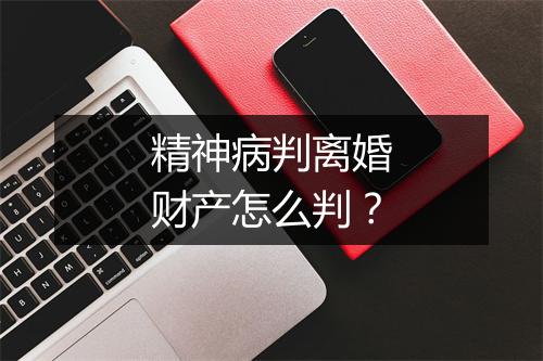 精神病判离婚财产怎么判？
