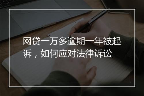 网贷一万多逾期一年被起诉，如何应对法律诉讼