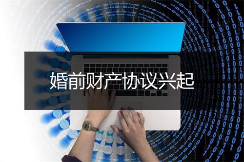 婚前财产协议兴起