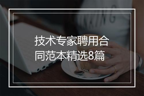 技术专家聘用合同范本精选8篇