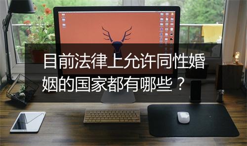目前法律上允许同性婚姻的国家都有哪些？