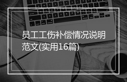 员工工伤补偿情况说明范文(实用16篇)