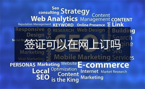 签证可以在网上订吗