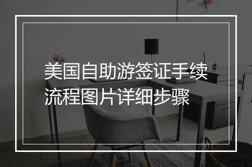 美国自助游签证手续流程图片详细步骤