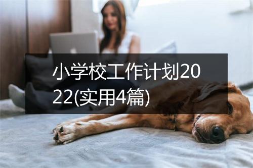 小学校工作计划2022(实用4篇)