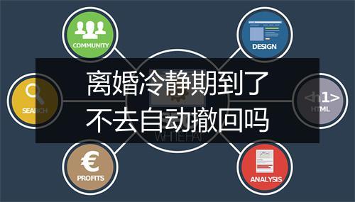 离婚冷静期到了不去自动撤回吗