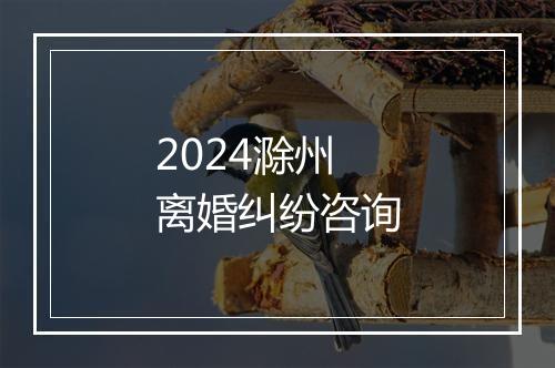 2024滁州离婚纠纷咨询