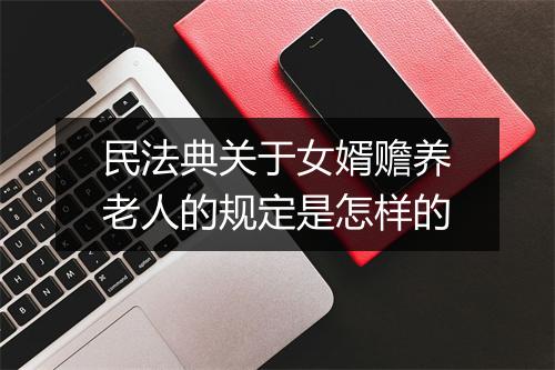 民法典关于女婿赡养老人的规定是怎样的