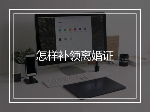 怎样补领离婚证