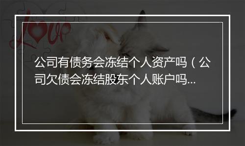 公司有债务会冻结个人资产吗（公司欠债会冻结股东个人账户吗）
