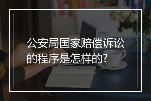 公安局国家赔偿诉讼的程序是怎样的?