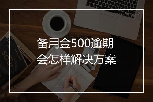 备用金500逾期会怎样解决方案