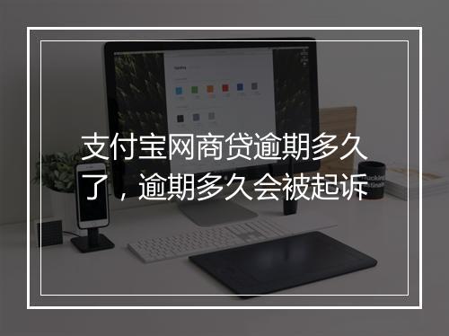 支付宝网商贷逾期多久了，逾期多久会被起诉