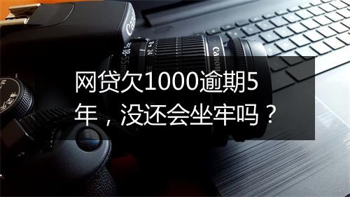网贷欠1000逾期5年，没还会坐牢吗？