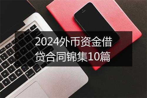2024外币资金借贷合同锦集10篇