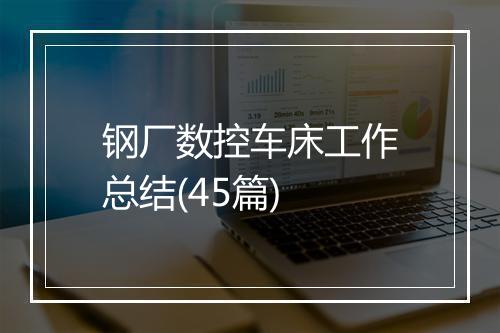 钢厂数控车床工作总结(45篇)
