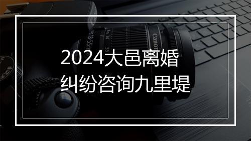 2024大邑离婚纠纷咨询九里堤