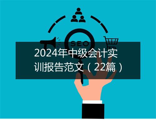 2024年中级会计实训报告范文（22篇）