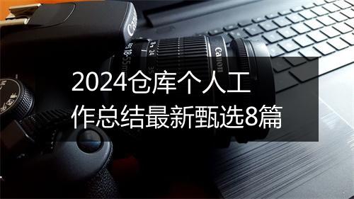 2024仓库个人工作总结最新甄选8篇