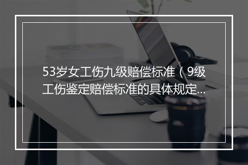53岁女工伤九级赔偿标准（9级工伤鉴定赔偿标准的具体规定是什么）